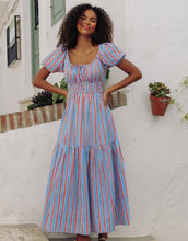 Load image into Gallery viewer, Pink City Prints Katie Dress in Poets Stripe
