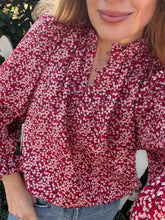 Load image into Gallery viewer, APOF Annabella Blouse in Liberty Mitsi Valeria Floral Print
