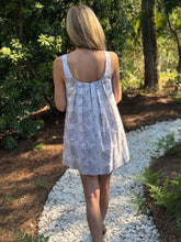 Load image into Gallery viewer, Coco Shop Pleat Back Mini Dress in Beige Shell

