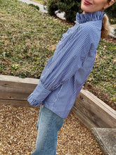 Load image into Gallery viewer, APOF Annemone Blue and White Striped
