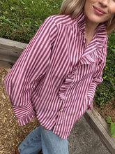 Load image into Gallery viewer, APOF Annemonne Blouse in Pink Stripe
