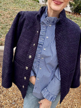 Load image into Gallery viewer, APOF Annemone Blue and White Striped
