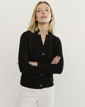 Load image into Gallery viewer, State of Cotton Sutton Cotton Cardigan/Blazer in Black
