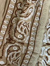 Load image into Gallery viewer, Embroidered Bandana Shorts Tan
