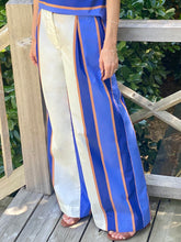 Load image into Gallery viewer, Thierry Colson Lou Lou Trousers in Off White/Blue Stripe
