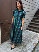 Load image into Gallery viewer, Thierry Colson Ghost Tartan Venetia Dress in Italian Luxury Poplin
