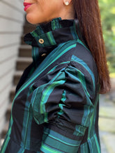 Load image into Gallery viewer, Thierry Colson Ghost Tartan Venetia Dress in Italian Luxury Poplin
