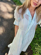 Load image into Gallery viewer, Thierry Colson Venetia Dress in Mint Floral Eyelet
