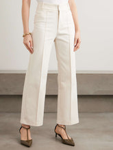 Load image into Gallery viewer, Destree Yoshitmoto Ecru Denim Straight Leg Pants
