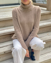 Load image into Gallery viewer, The Wynn Cotton Sweater in Carmel
