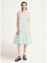 Load image into Gallery viewer, Merlette Flor Dress in Mini Green Floral
