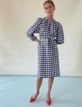 Load and play video in Gallery viewer, APOF Madeline Dress in Seersucker Gingham
