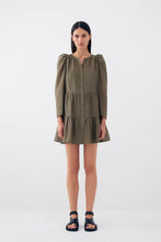 Load image into Gallery viewer, Bird and Knoll Milou Moss Short Dress

