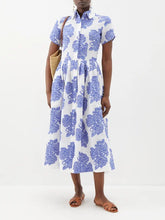 Load image into Gallery viewer, Evi Grintela Nellie floral-fil-coupé midi dress
